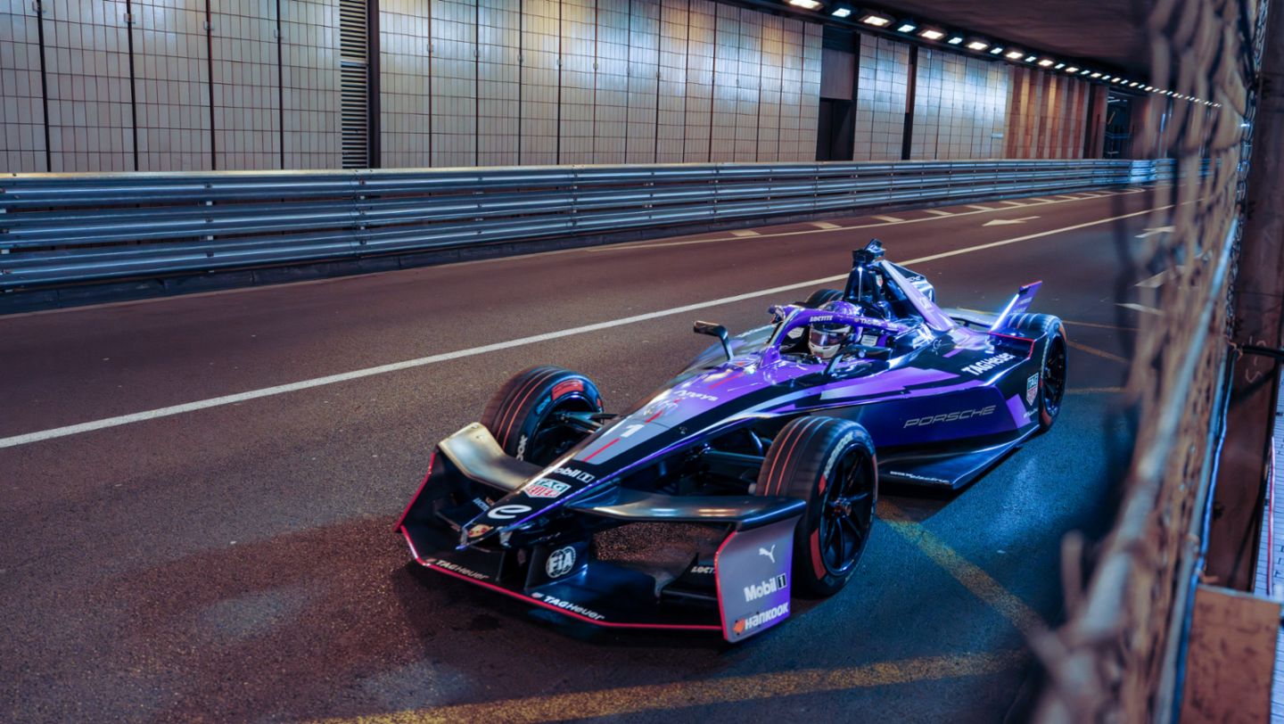 Pascal Wehrlein, Porsche 99X Electric (nº 1), 2ª carrera del E-Prix de Mónaco, 2025, Porsche AG