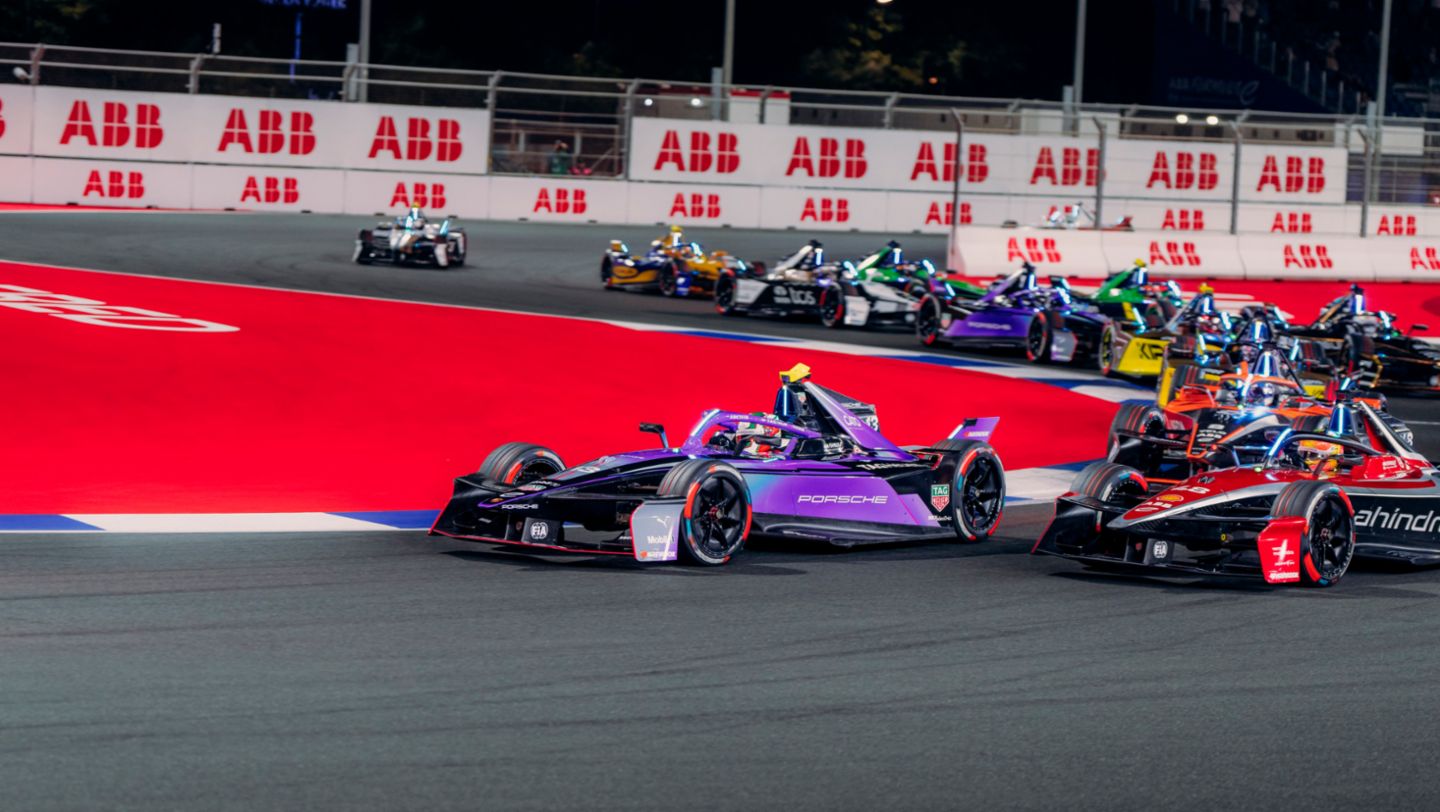 António Félix da Costa, Porsche 99X Electric (nº 13), 2ª carrera del E-Prix de Yeda, 2025, Porsche AG
