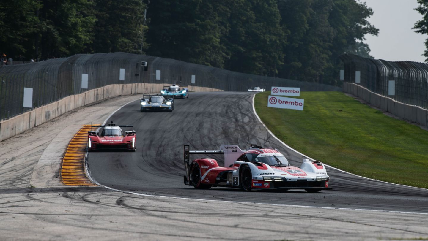Porsche 963, Porsche Penske Motorsport (nº 6), Matt Campbell (Australia), Mathieu Jaminet (FRA), Road America, campeonato IMSA, 2025, Porsche AG