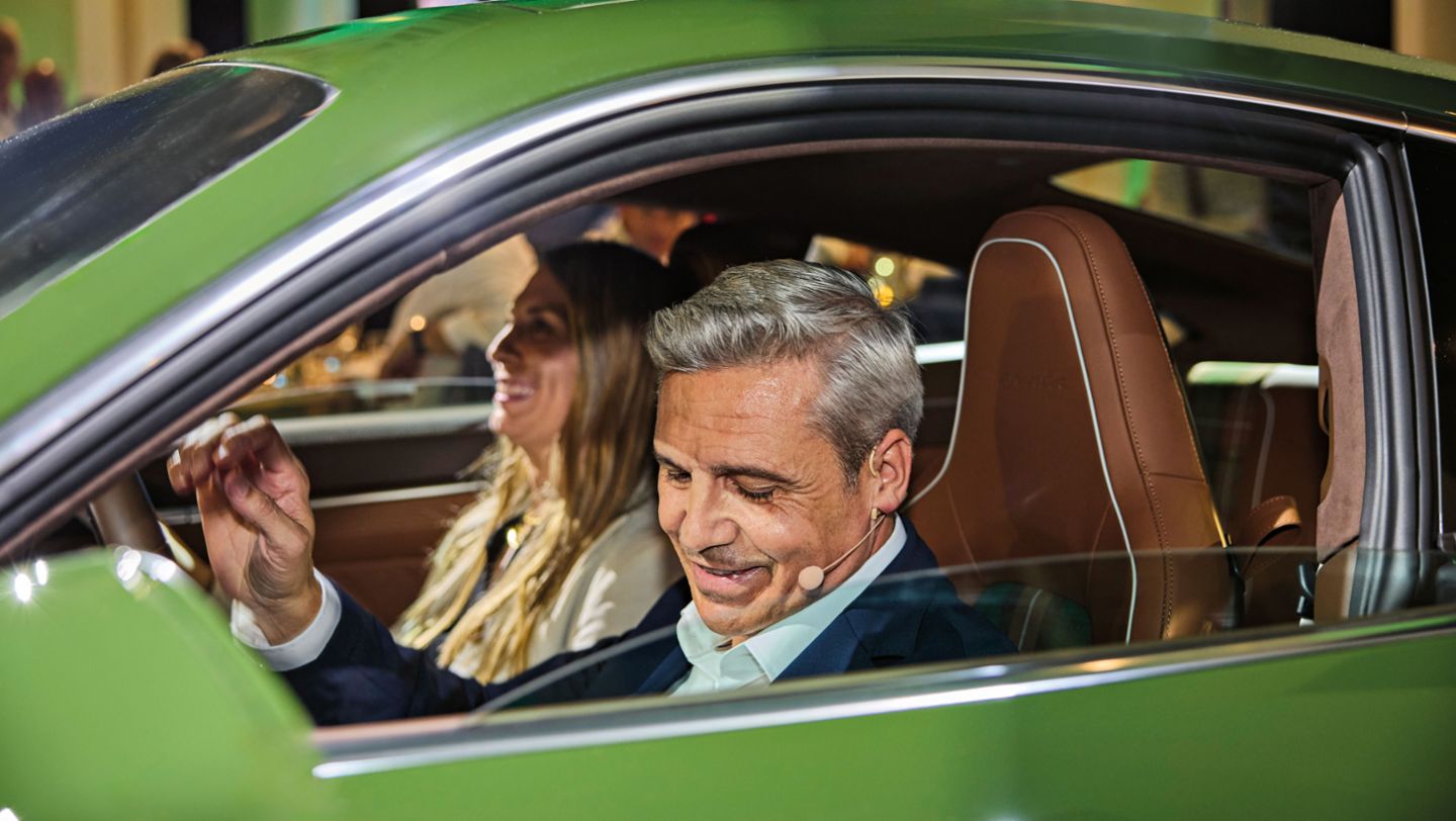 Enrique Monteverde, departamento de Marketing de Porsche Ibérica, evento 40º aniversario de Porsche Ibérica, España, 2024, Porsche Ibérica