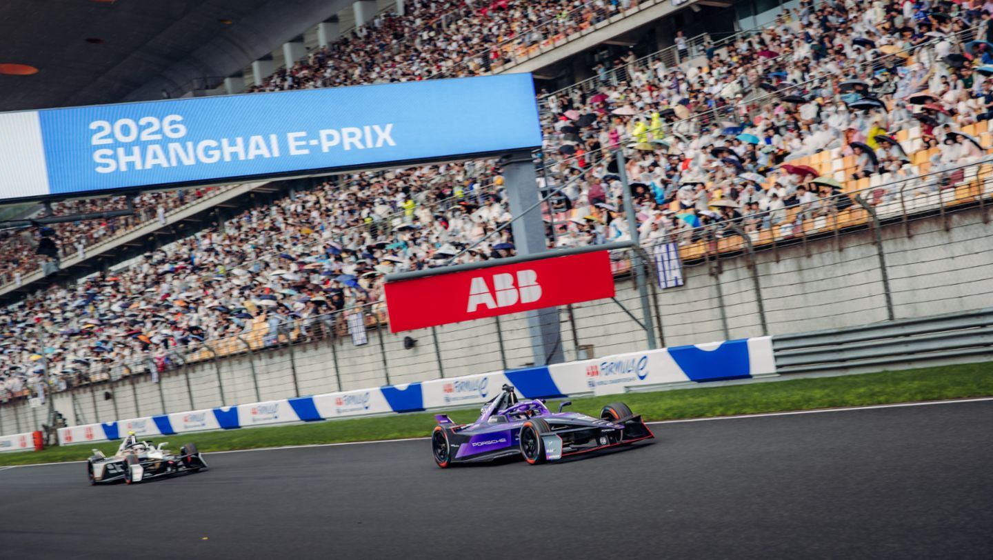 Pascal Wehrlein, Porsche 99X Electric (nº 94), E-Prix de Shanghái 1, 2026, Porsche AG