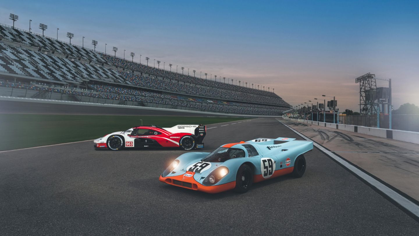 Porsche 963 y Porsche 917 (i-d), Daytona, 2023, Porsche AG