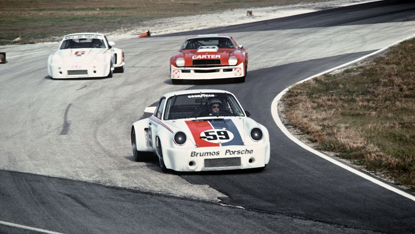 Hurley Haywood (EE. UU.), Peter Gregg (EE. UU.), Porsche 911 Carrera RSR, 1975, Porsche AG