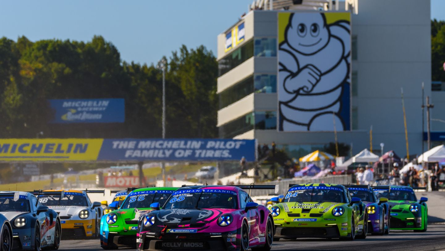 Porsche Carrera Cup Northamerica, carrera 16, Road Atlanta: Efrin Castro (65), Porsche 911 GT3 Cup, 2022