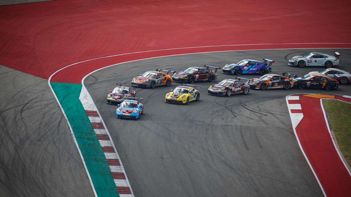 Porsche Sprint Challenge North America, Circuito de las Américas (Texas), 2022.