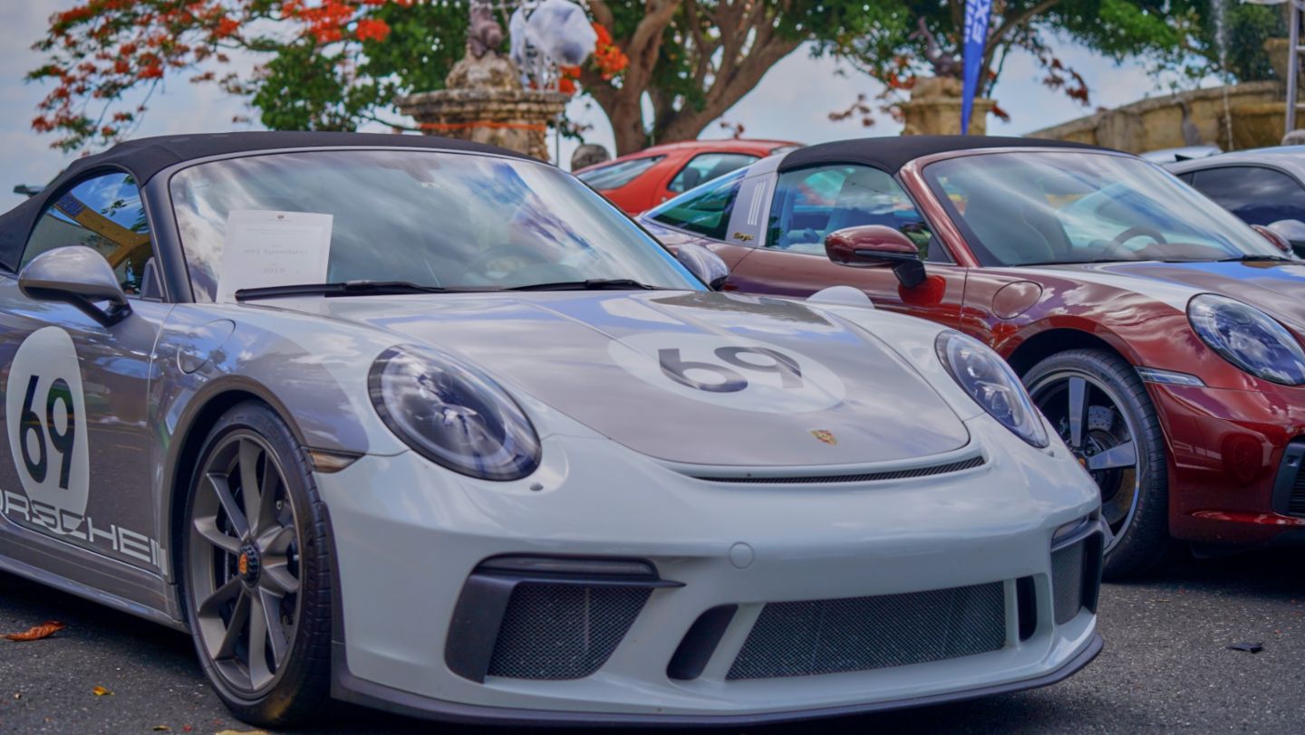 Clásicos de Porsche embellecen la villa Altos de Chavón