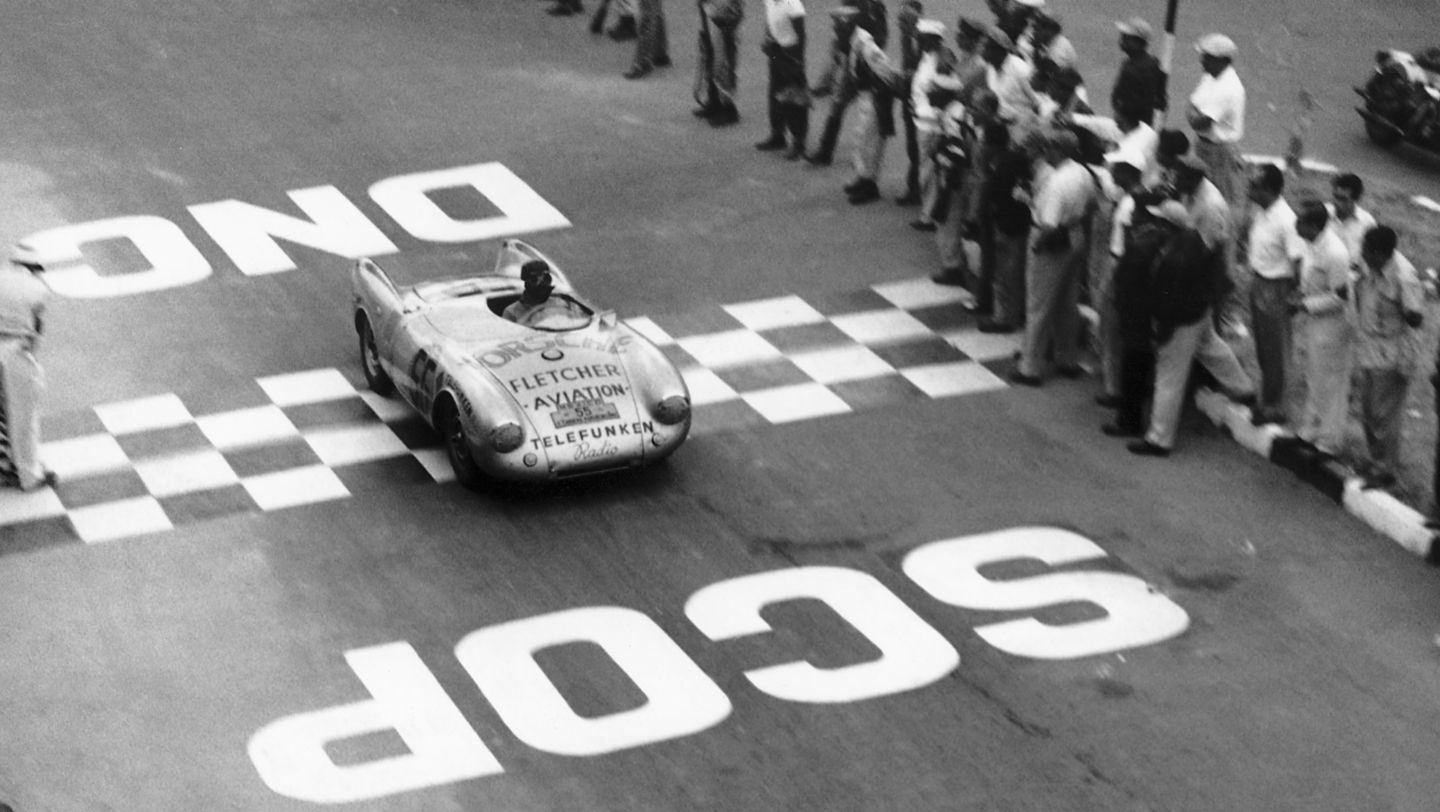 La Carrera Panamericana de 1954, Porsche 550 Spyder, Hans Herrmann, Porsche AG