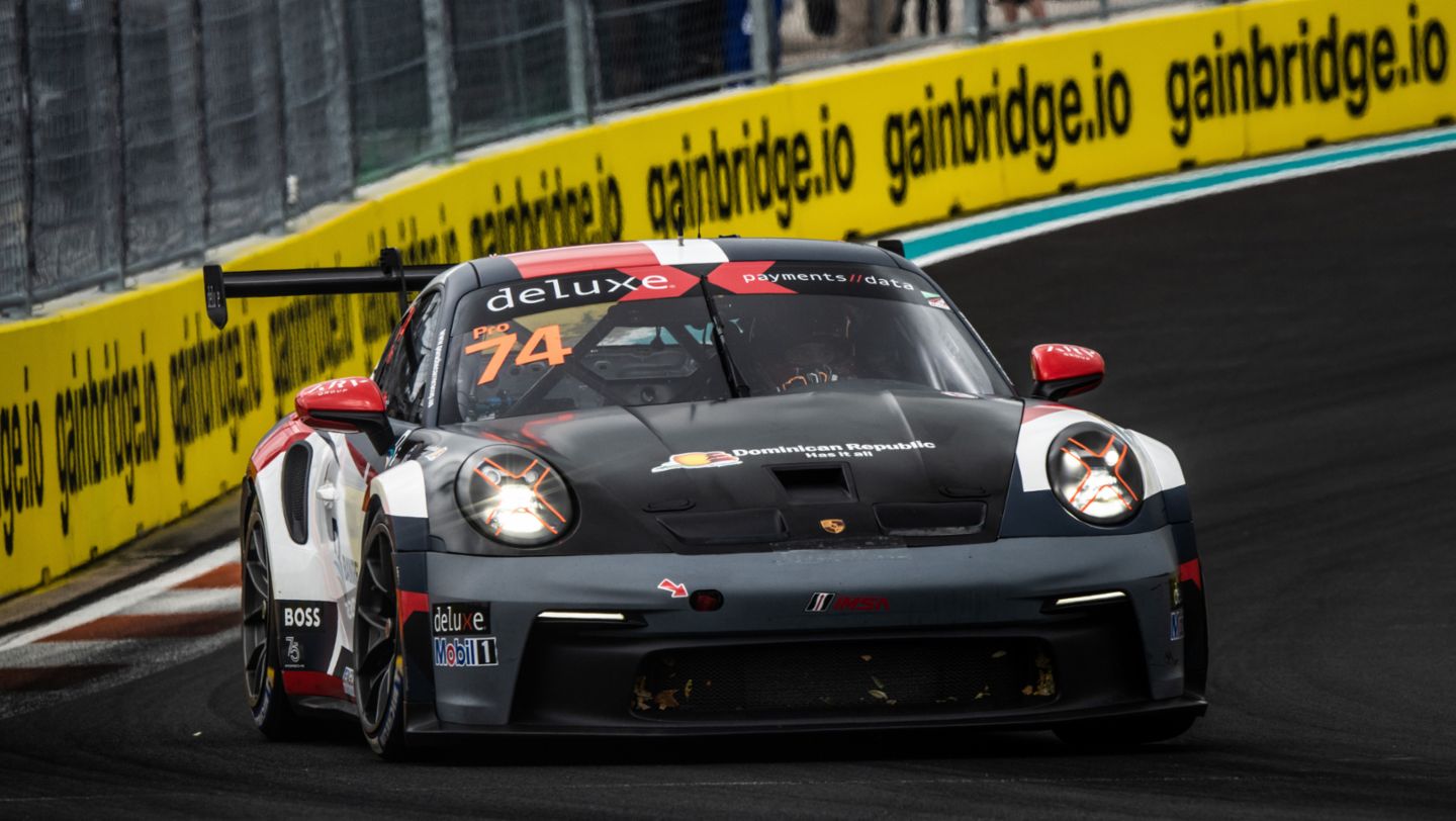 Porsche 911 GT3 Cup  (992), Jimmy Llibre, equipo MDK Motorsports, Porsche Carrera Cup North America, Miami, 2023
