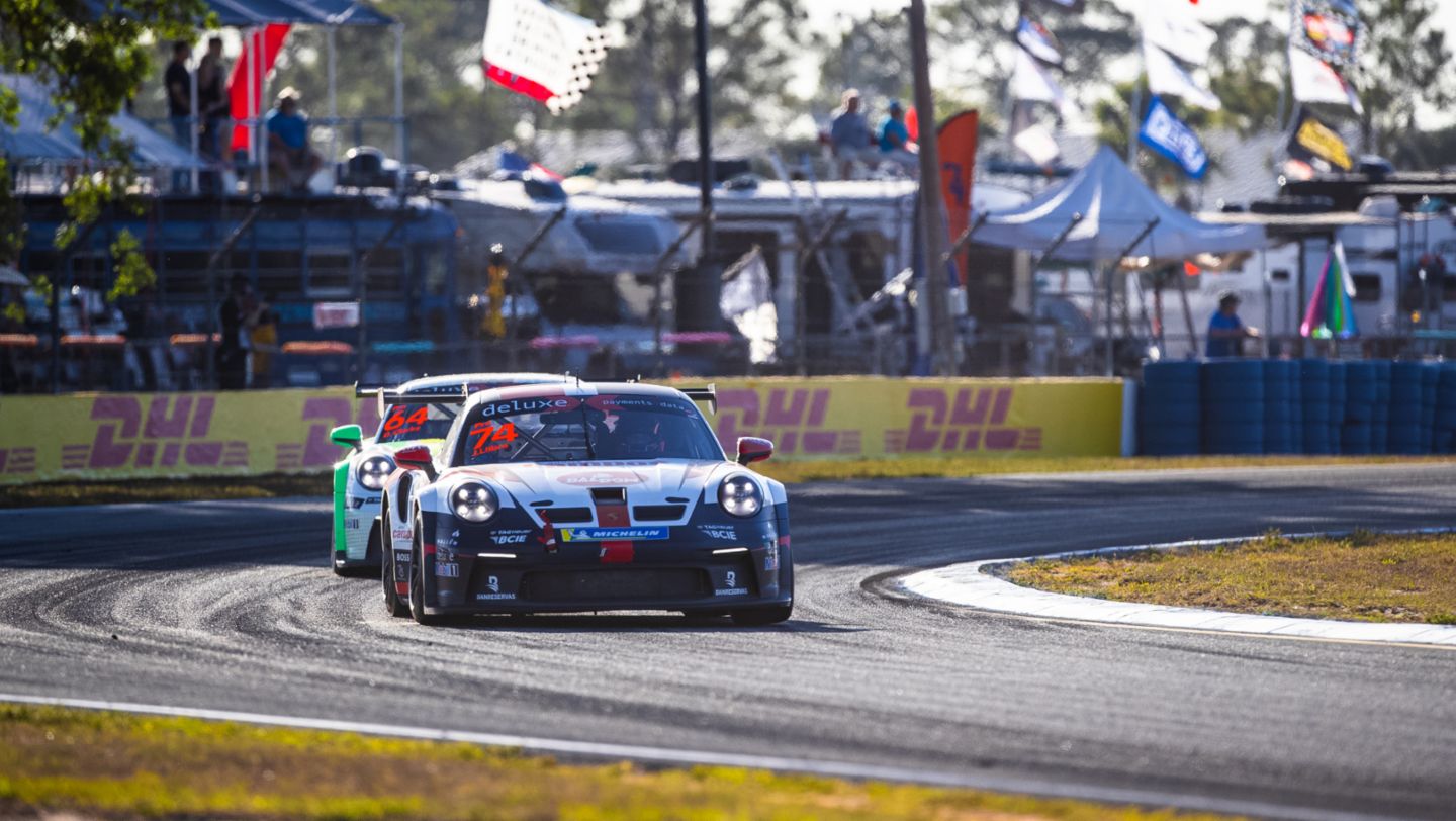Buen balance de los dominicanos en el inicio de la Porsche Carrera Cup North America