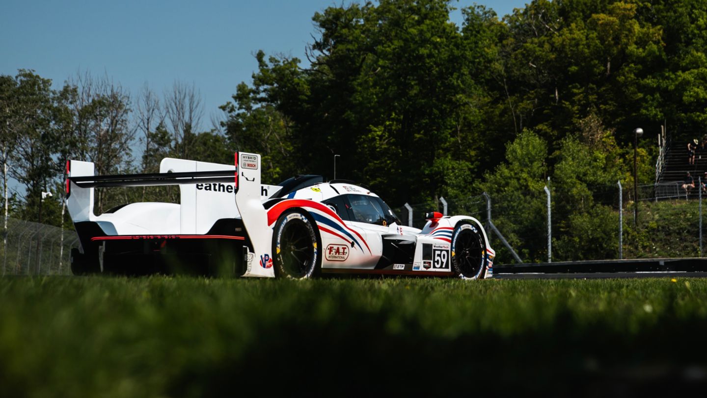 Porsche 963, Proton Competition (nº 59), Gianmaria Bruni (ITA), Harry Tincknell (GB), IMSA, carrera, Road America, 2023, Porsche AG