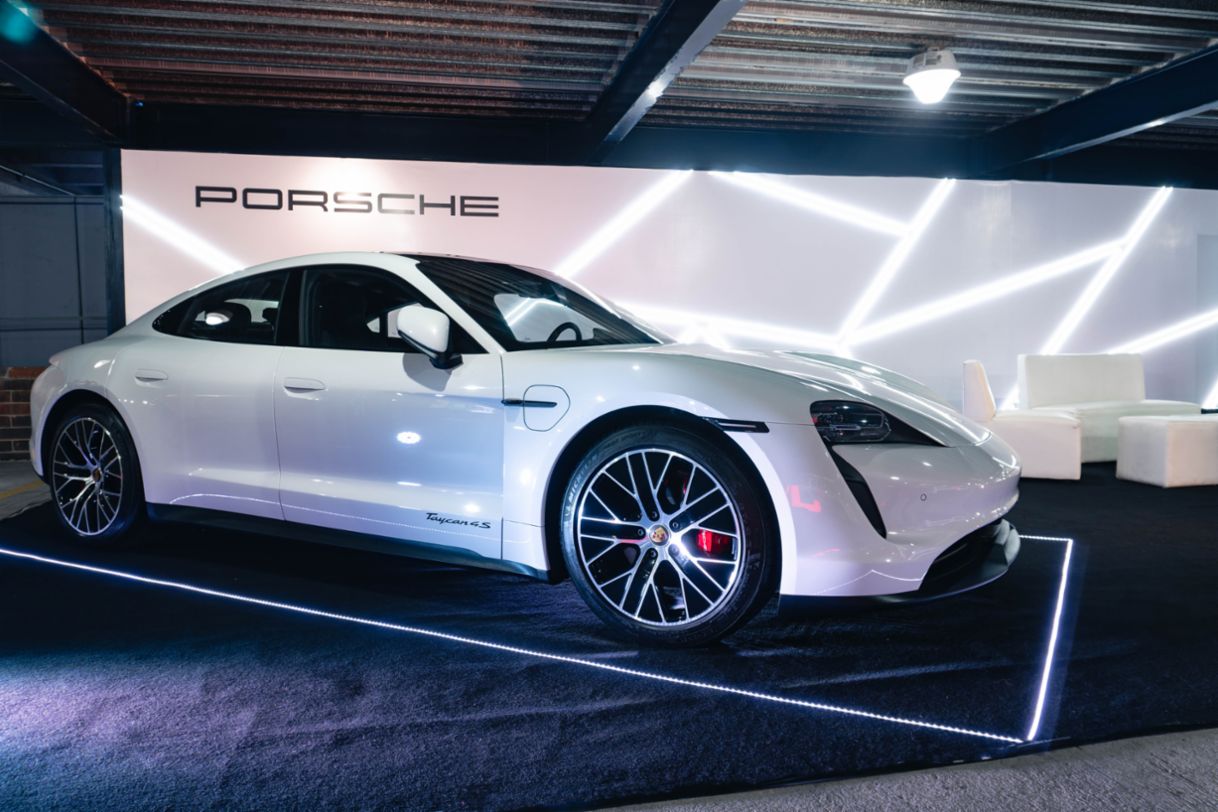 Porsche Taycan 4S, AutoExpo23, San Salvador, El Salvador, Porsche AG.