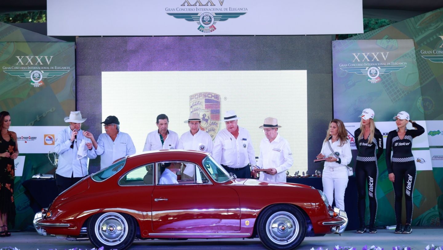 Categoría B: 356 B de 1962, XXXV Gran Concurso Internacional de Elegancia, 2023, Porsche de México