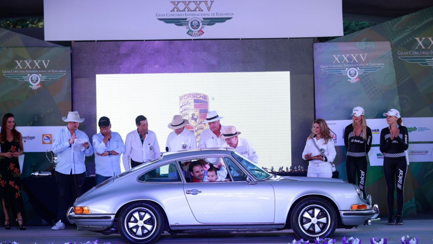 911 S de 1969,  XXXV Gran Concurso Internacional de Elegancia, 2023, Porsche de México