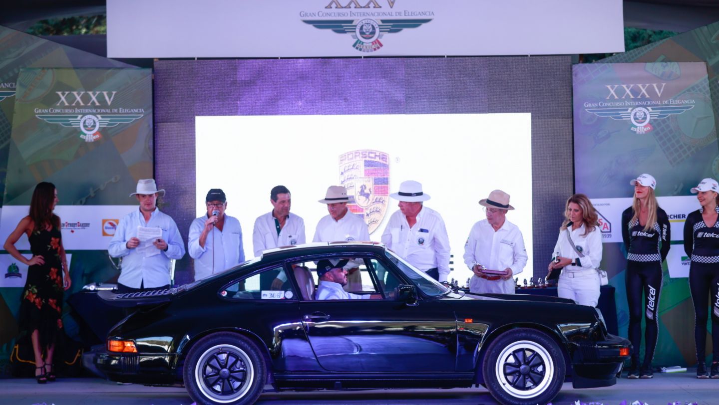911 Carrera de 1989, XXXV Gran Concurso Internacional de Elegancia, 2023, Porsche de México