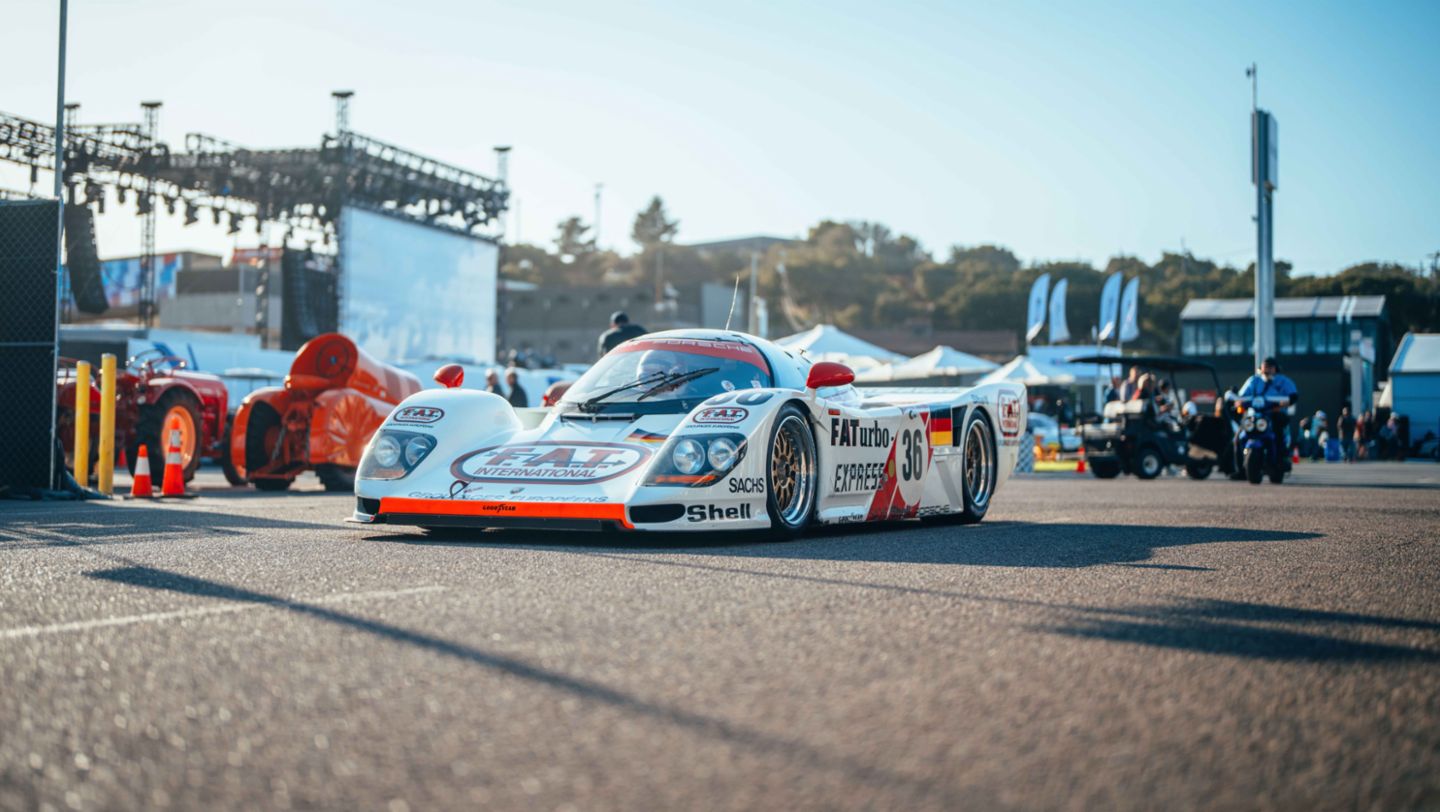Dauer Porsche 962 LM, Rennsport Reunion, WeatherTech Raceway Laguna Seca, California, 2023, Porsche AG