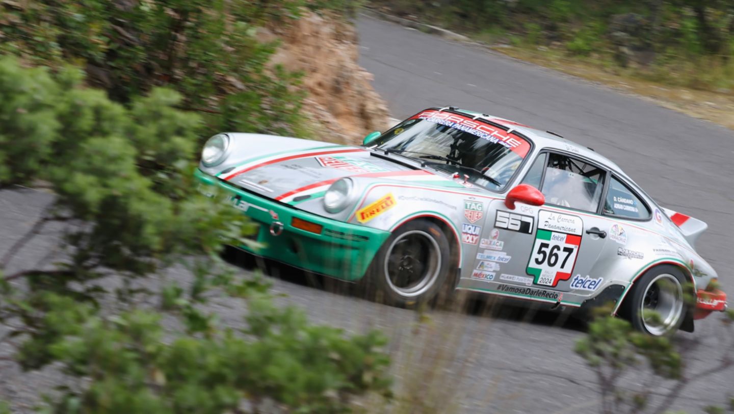 Diego Cándano, Porsche 911 1974  No. 567, La Carrera Panamericana 2024, Porsche de México, 2024