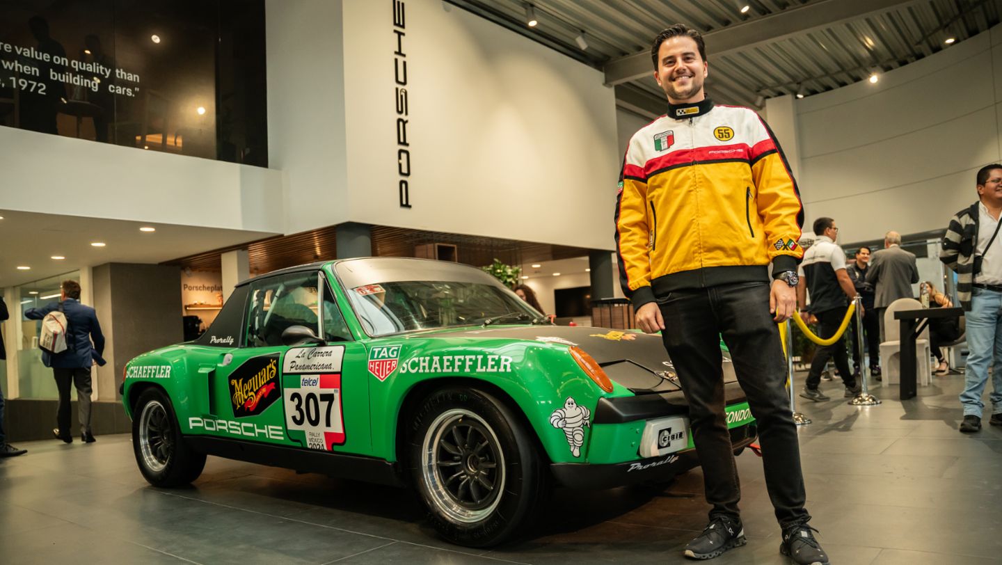 Fercho Urquiza, piloto oficial Porsche de México, Categoría Histórica B, La Carrera Panamericana, Porsche de México.