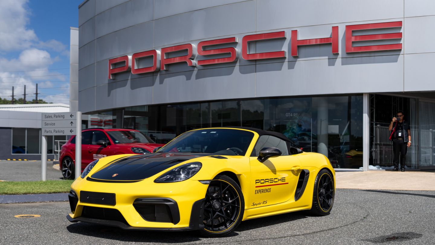 718 Boxster Spyder RS Cabriolet, Porsche World Road Show, Puerto Rico, 2024