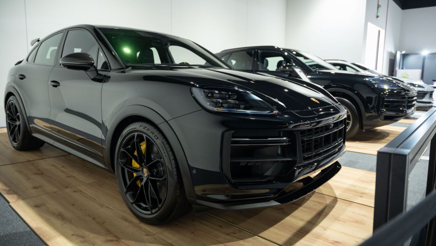 Porsche Cayenne Turbo GT. Salón del Automóvil Colombia 2024.