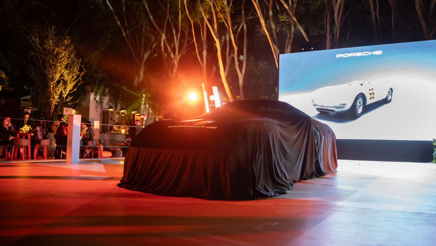Porsche 718 Spyder RS Panamericana Special, Soho House Mexico City, Porsche de México, 2024.