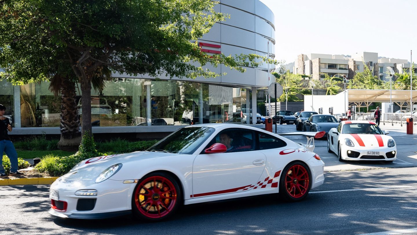 Porsche Parade, Lago Valle Maipo, Santiago, Chile, 2025
