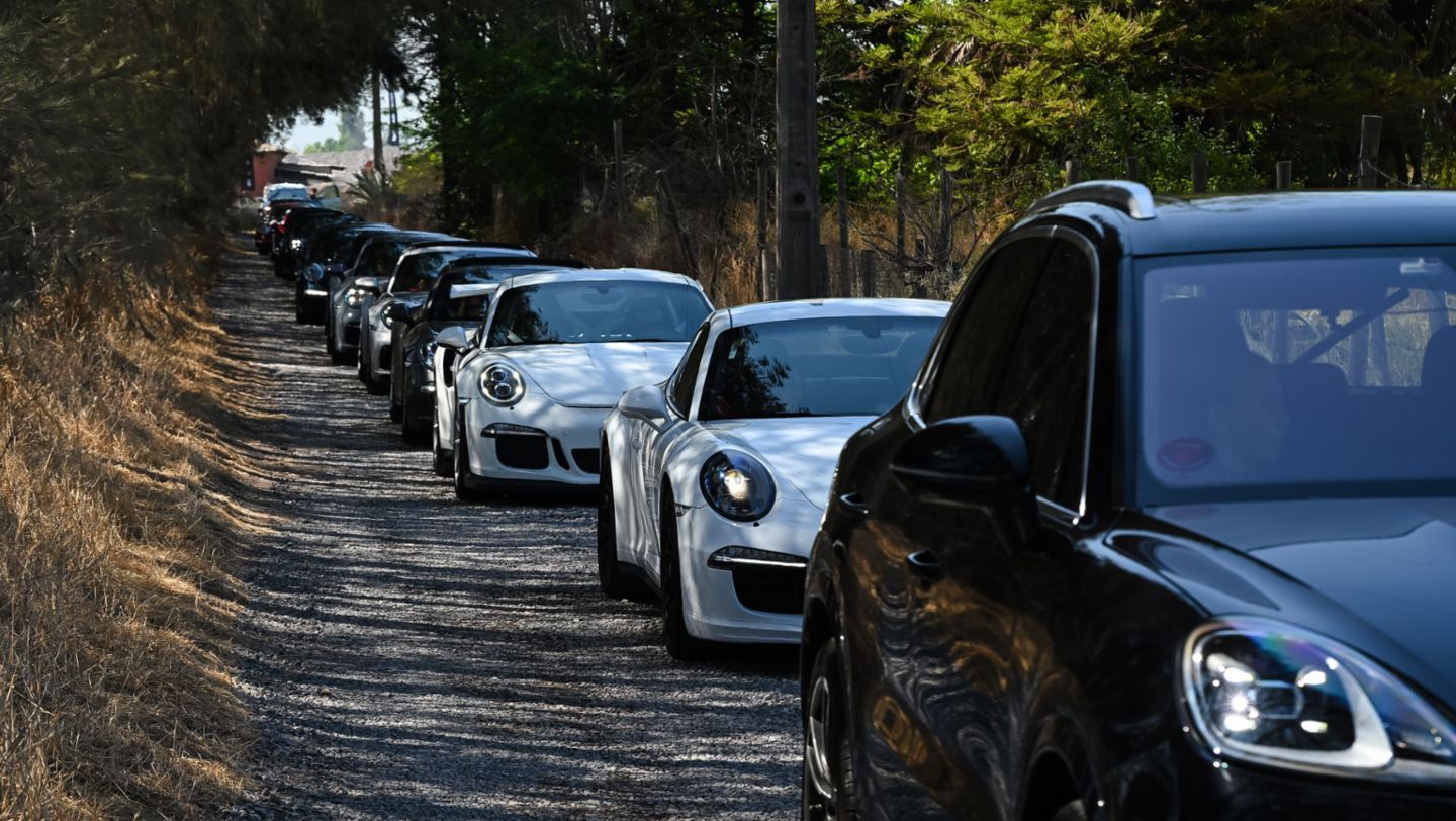Porsche Parade, Lago Valle Maipo, Santiago, Chile, 2025