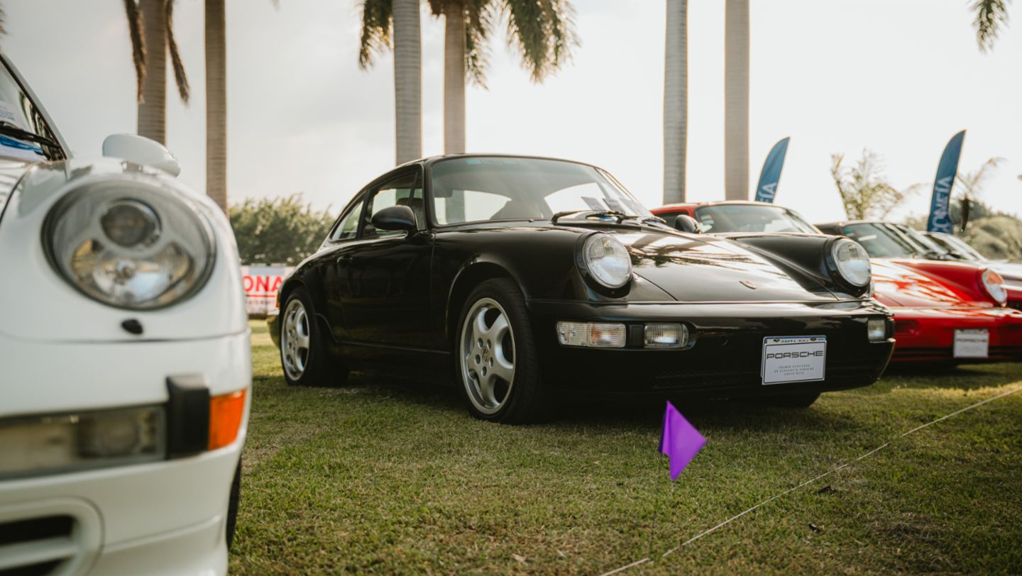 Más de 100 Porsche se exhibieron en el Garden Fest, un homenaje a la historia y el diseño automotriz