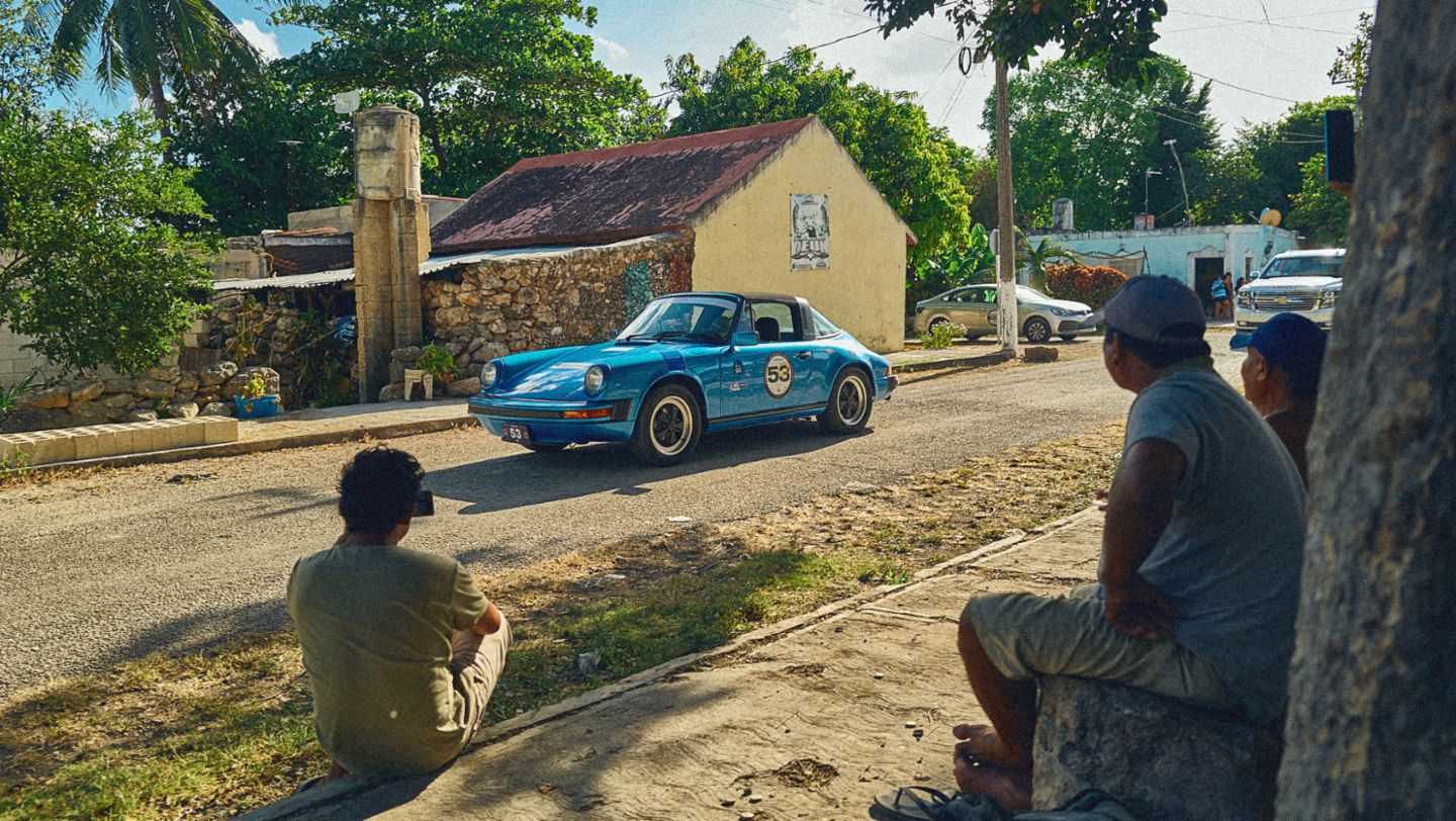 Porsche 911 Targa de 1978 (No. 53), Rally Maya México 2025, Porsche de México, 2025