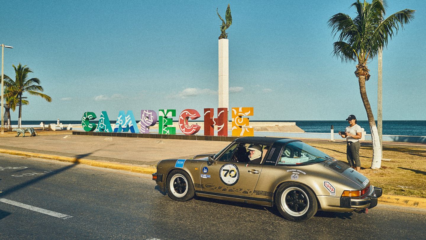 Porsche 911 de 1985 (No. 70), Rally Maya México 2025, Porsche de México, 2025