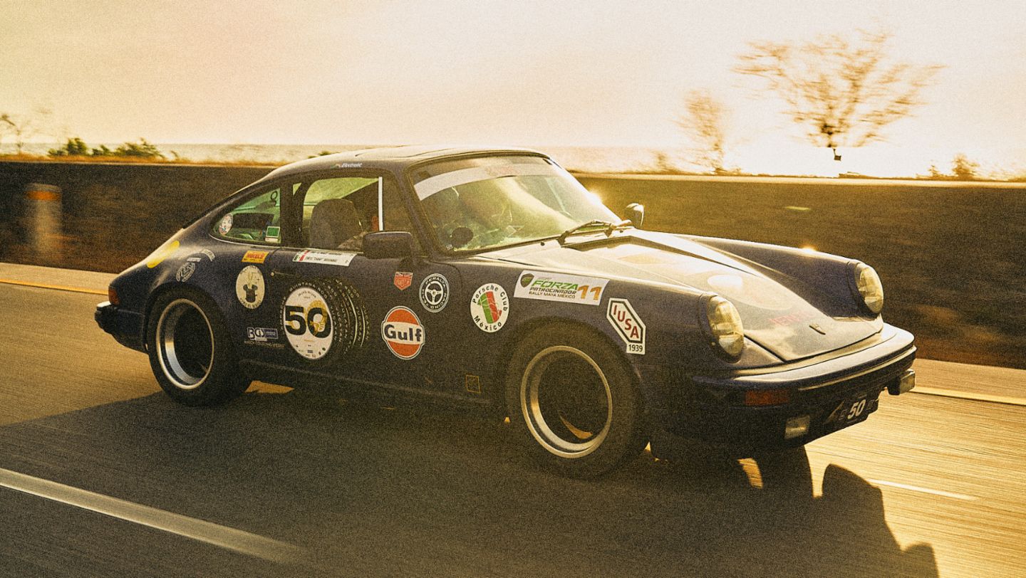 Porsche 911 de 1978 (No. 50), Rally Maya México 2025, Porsche de México, 2025