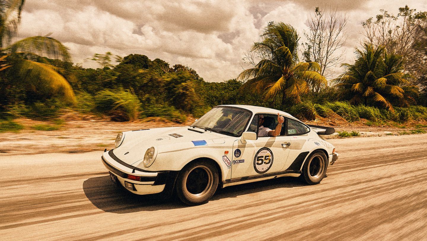 Porsche 930 de 1979 (No. 55), Rally Maya México 2025, Porsche de México, 2025