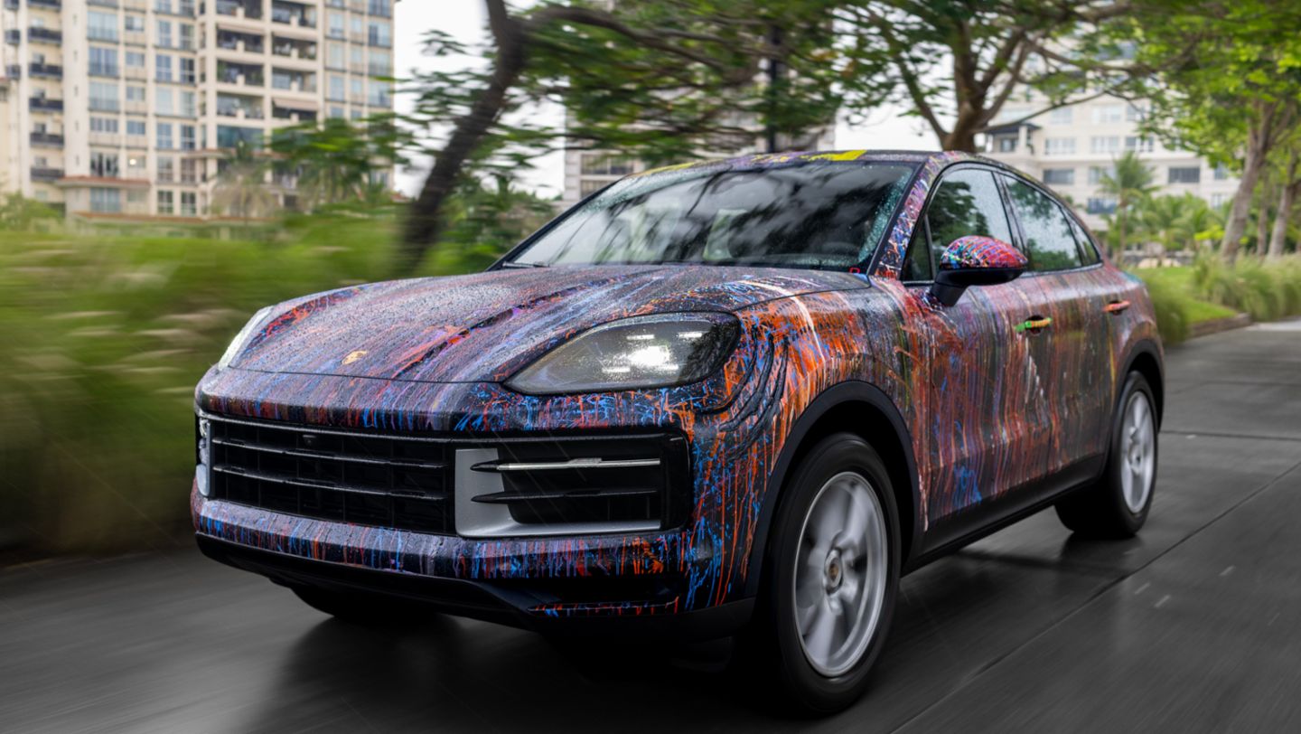  Porsche Cayenne Coupé intervenido artísticamente