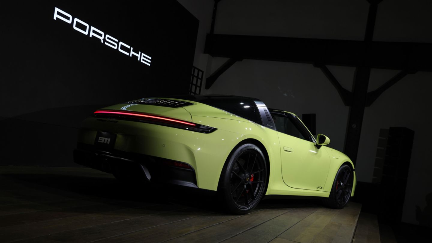 Porsche 911 Targa 4 GTS presentación en México, Centro Cultural Estación Indianilla, Ciudad de México, Porsche de México