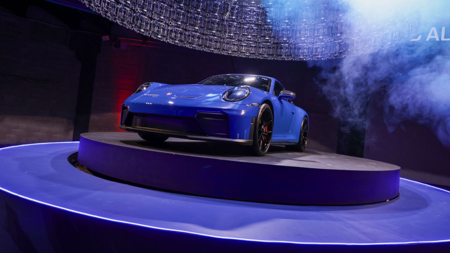 Porsche 911 GT3  Touring, presentación estática, Ciudad de México, Porsche de México.