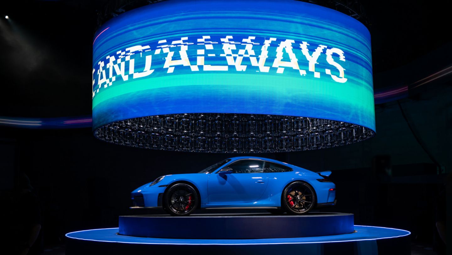 Porsche 911 GT3  Touring, presentación estática, Ciudad de México, Porsche de México.