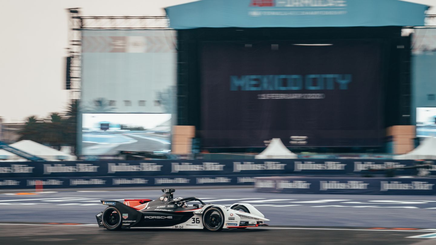 2020: Porsche disputa el Campeonato Mundial de Fórmula E en México