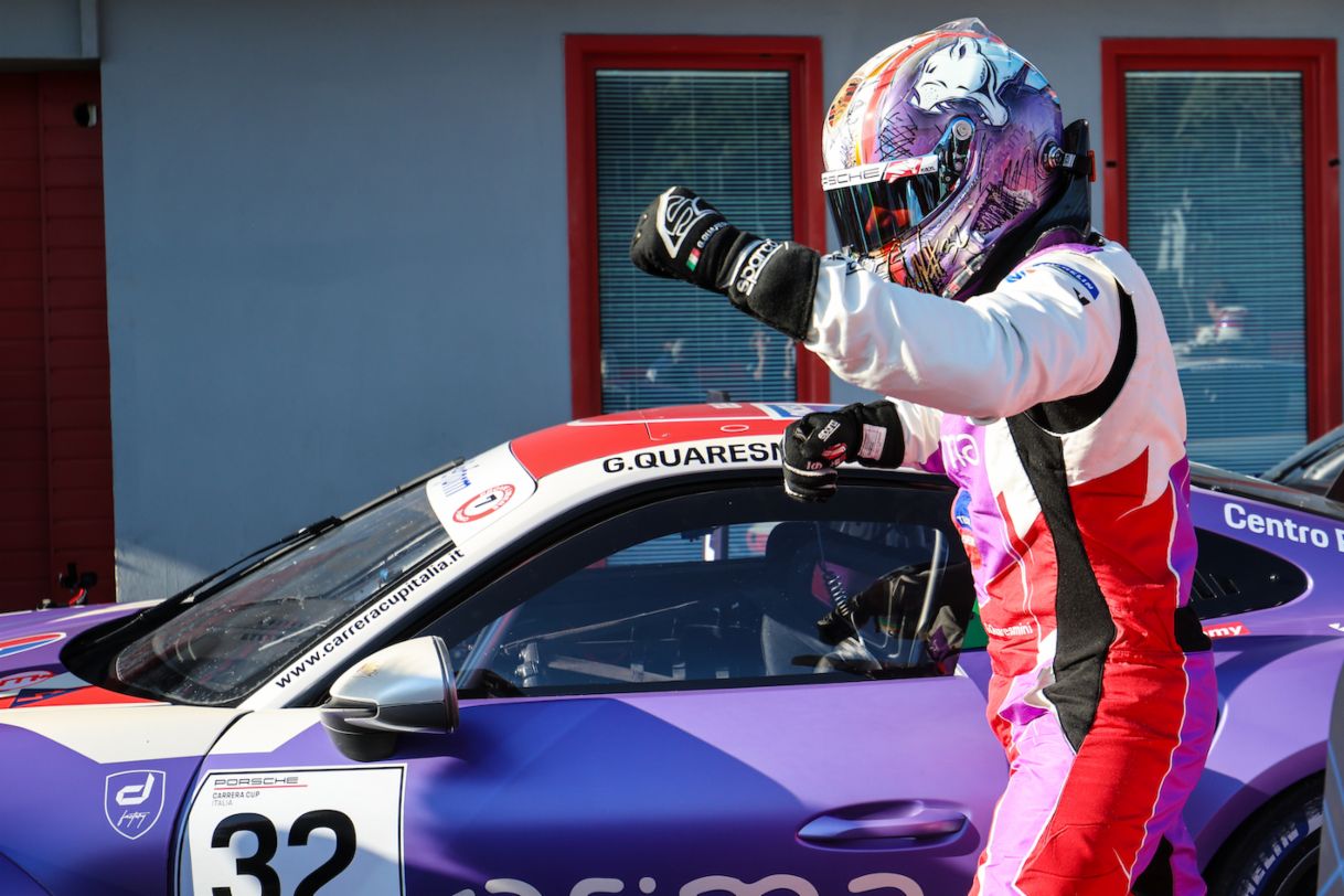 Quaresmini esulta per il successo ottenuto