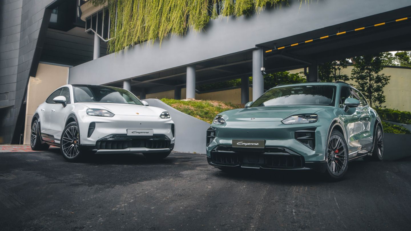 Cayenne Electric range in Singapore, Cayenne Electric, Cayenne Turbo Electric, 2026, Porsche Asia Pacific