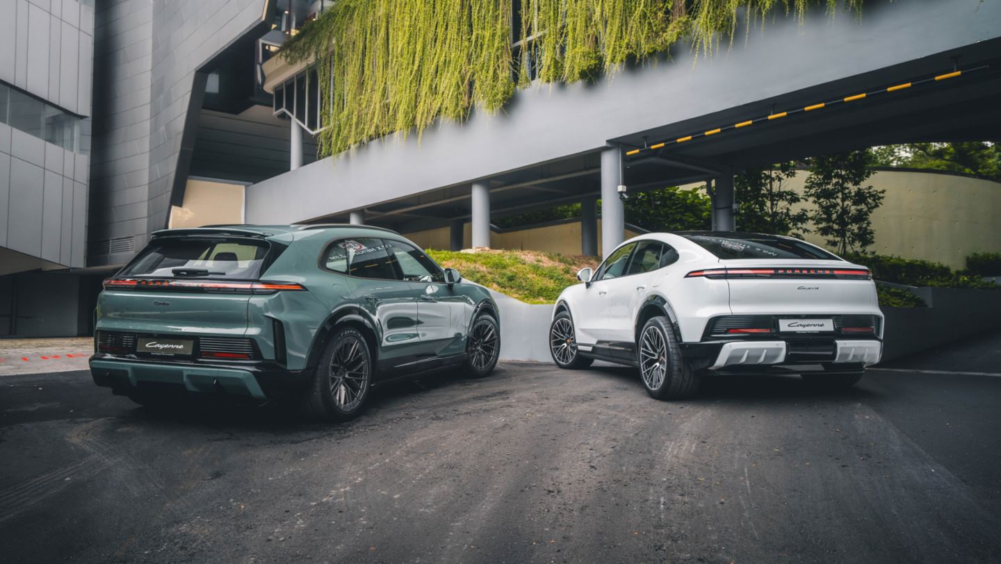 Cayenne Electric range in Singapore, Cayenne Electric, Cayenne Turbo Electric, 2026, Porsche Asia Pacific