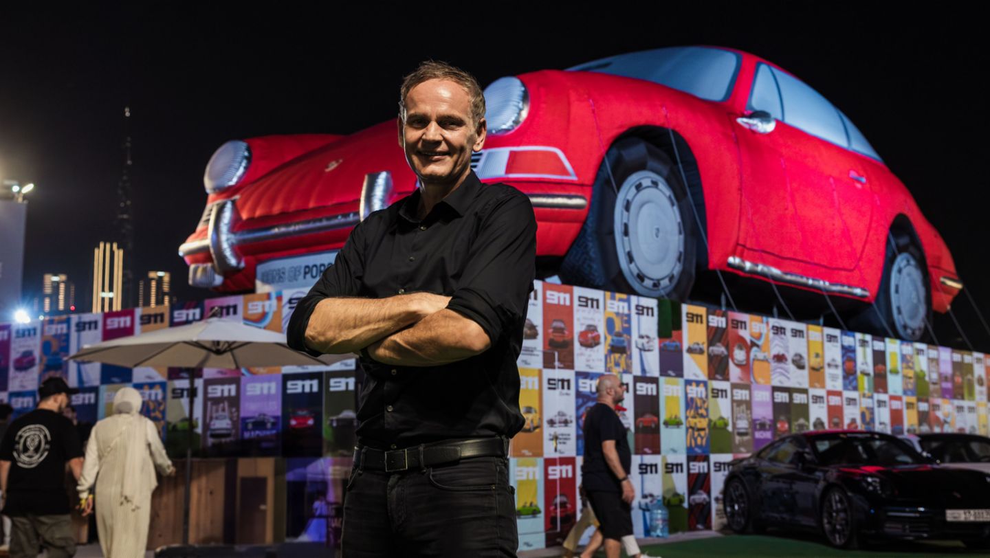 Oliver Blume, Chairman of the Executive Board at Porsche AG, at Icons of Porsche 2024 in Dubai
