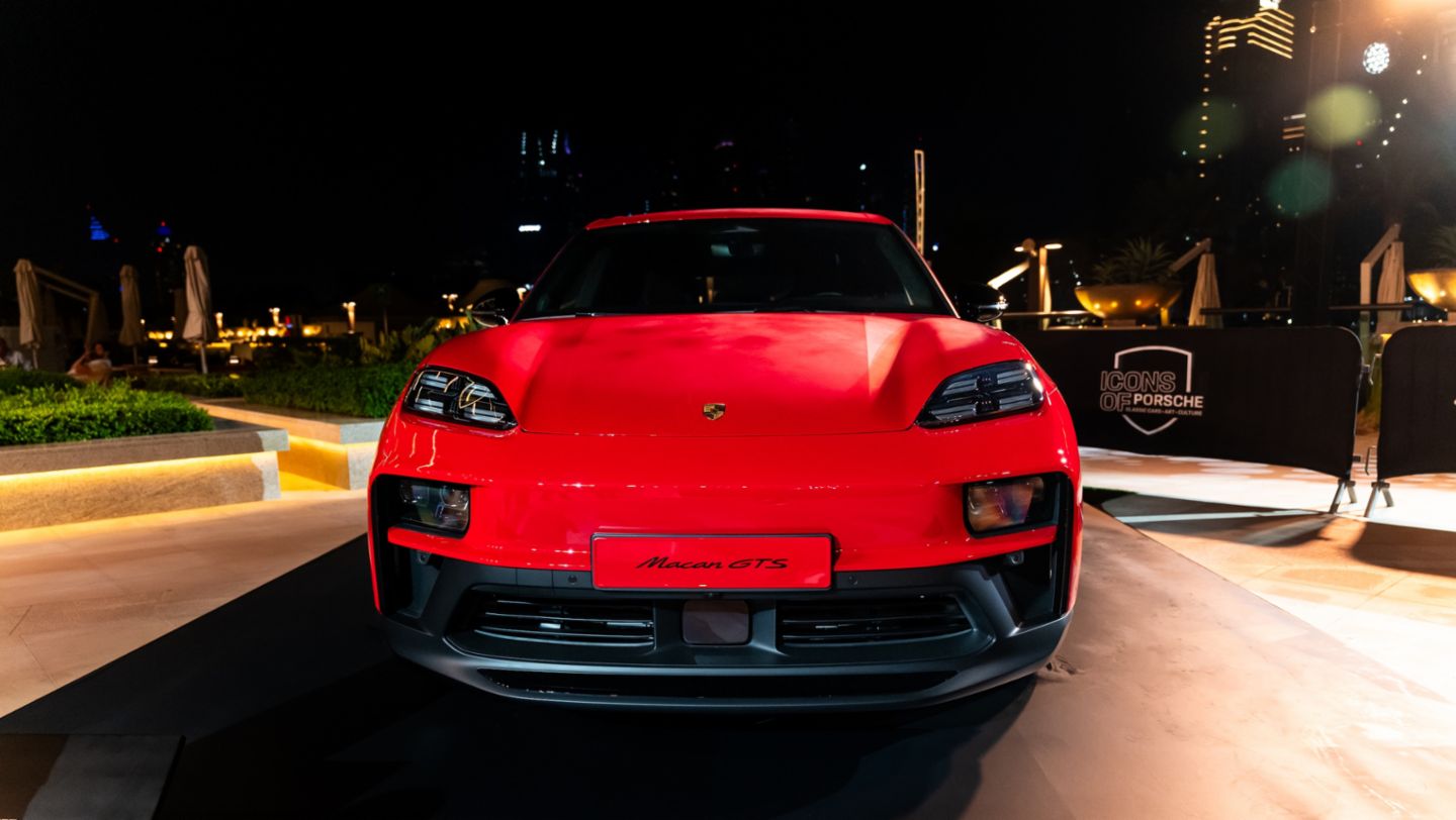 Macan GTS, Porsche Media Preview Night, Icons of Porsche, Dubai, 2025, Porsche Middle East