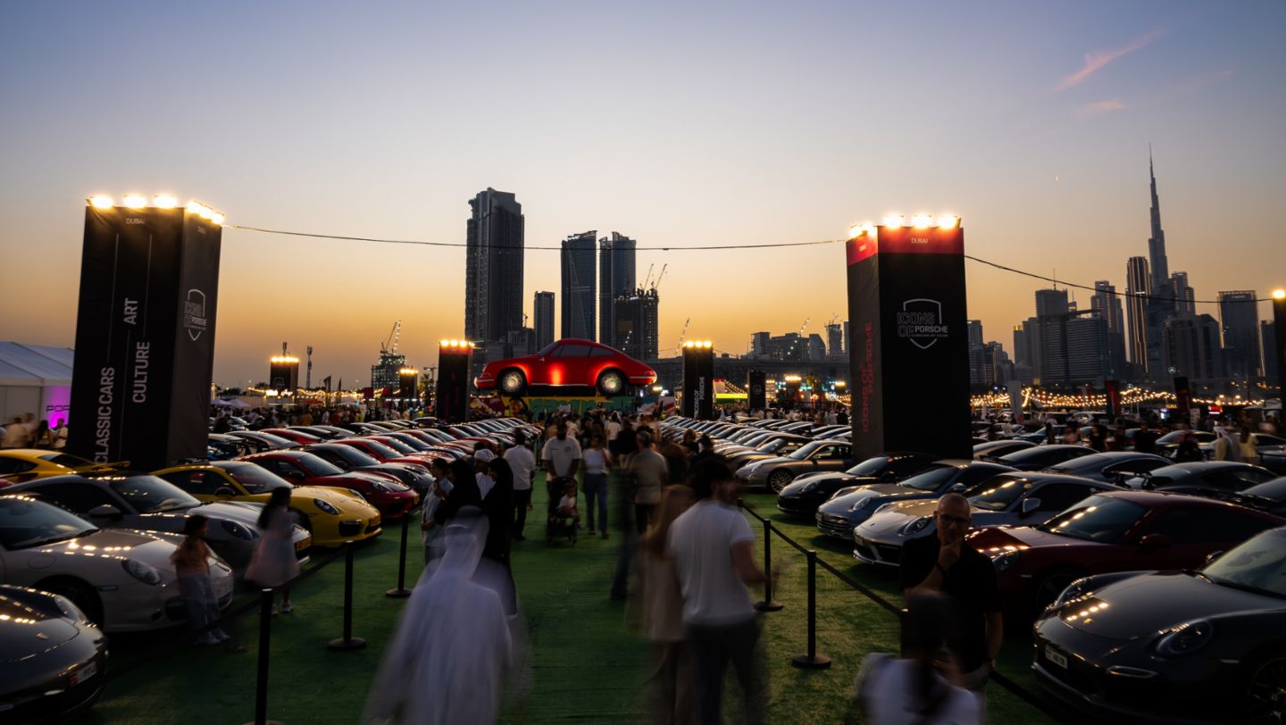 Skyline, Icons of Porsche, Dubai, 2025, Porsche Middle East