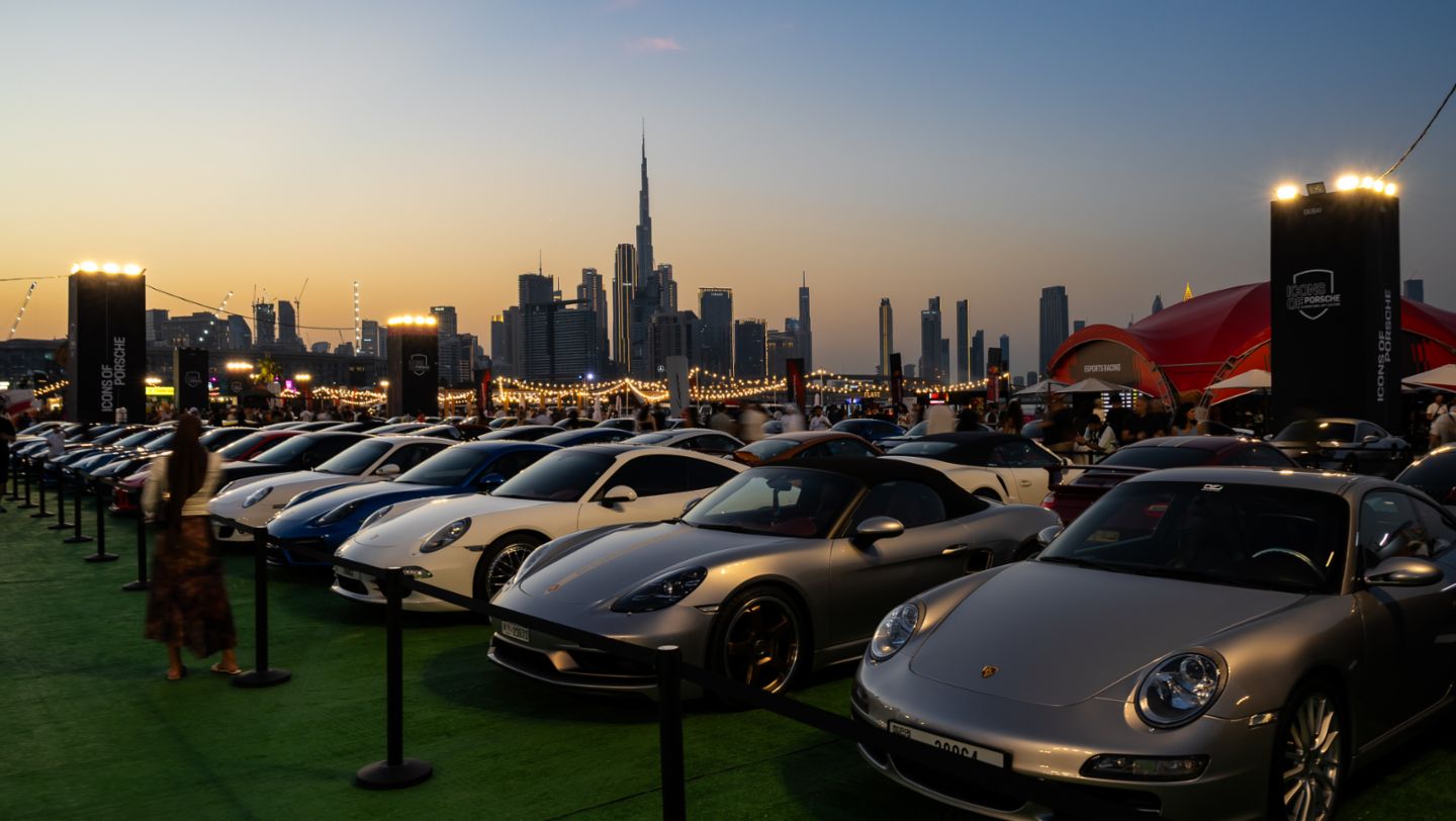 Skyline, Icons of Porsche, Dubai, 2025, Porsche Middle East