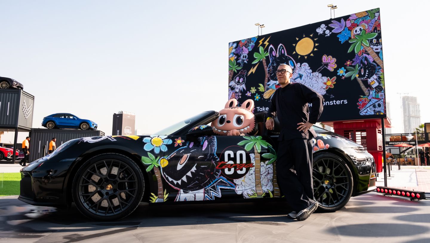 Labubu, Icons of Porsche, Dubai, 2025, Porsche Middle East