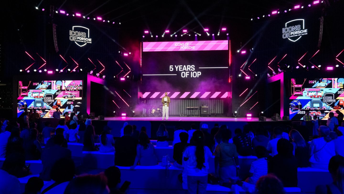 Stage, Icons of Porsche, Dubai, 2025, Porsche Middle East