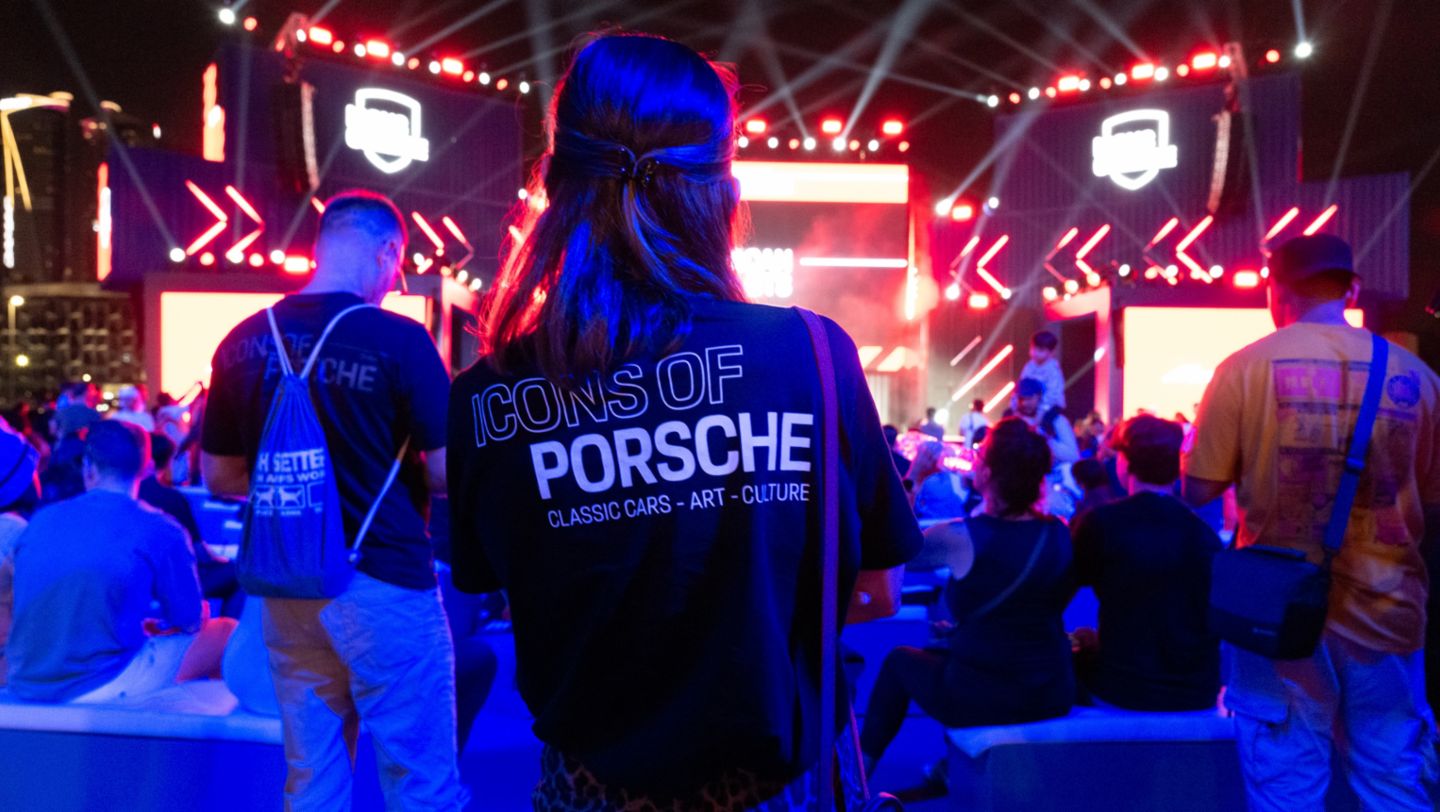 Stage, Icons of Porsche, Dubai, 2025, Porsche Middle East