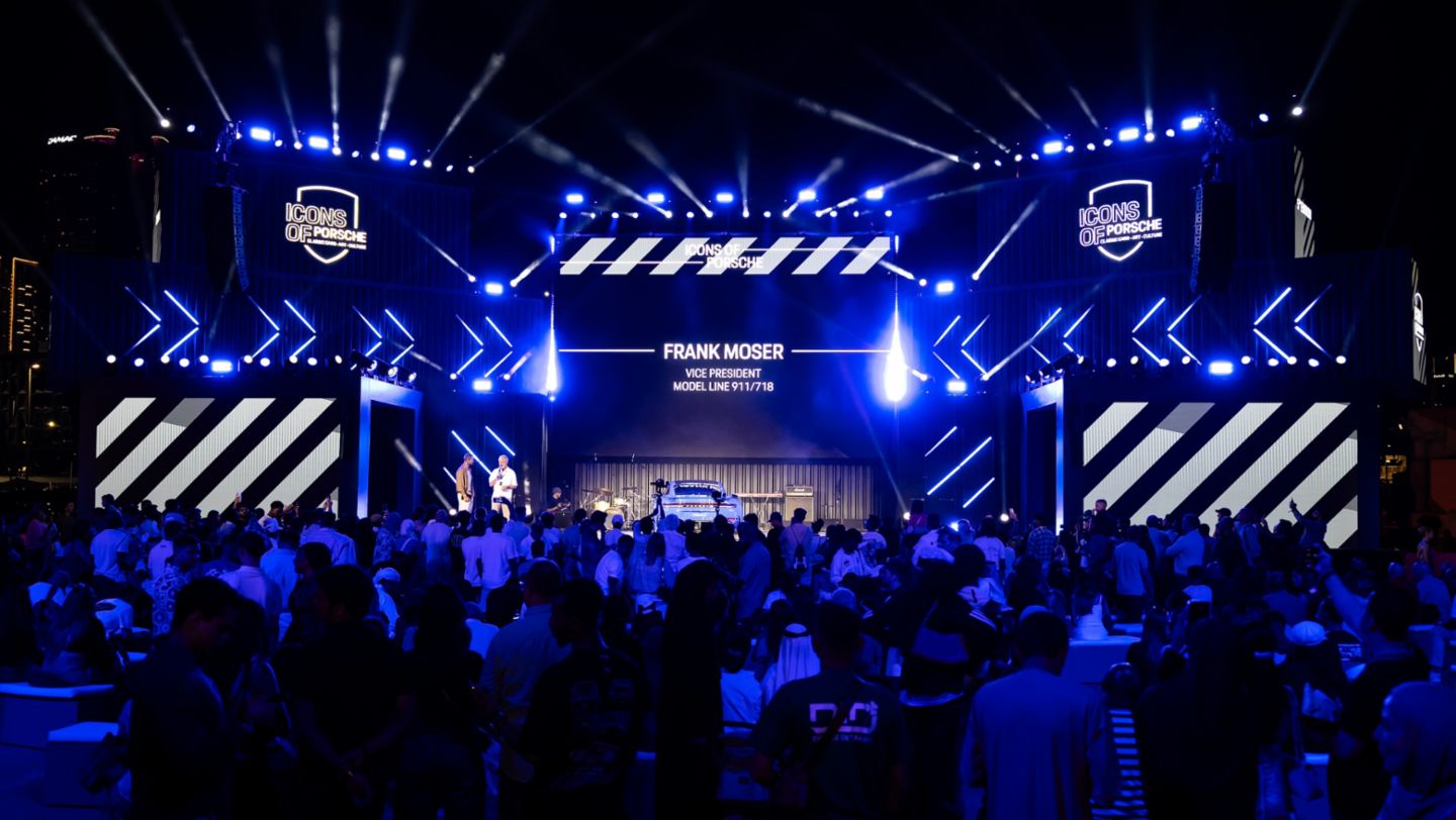Stage, Icons of Porsche, Dubai, 2025, Porsche Middle East