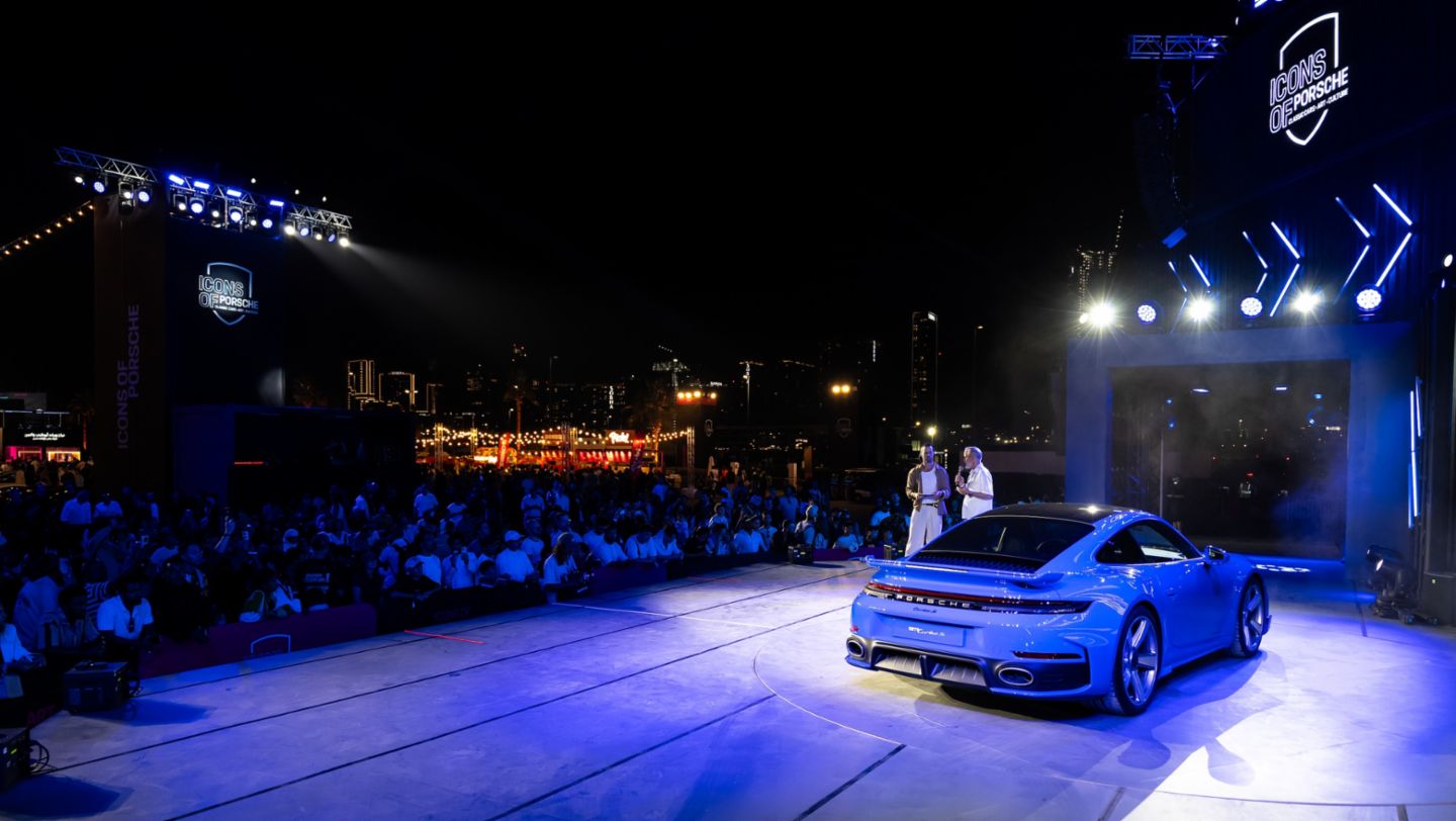 Stage, Icons of Porsche, Dubai, 2025, Porsche Middle East