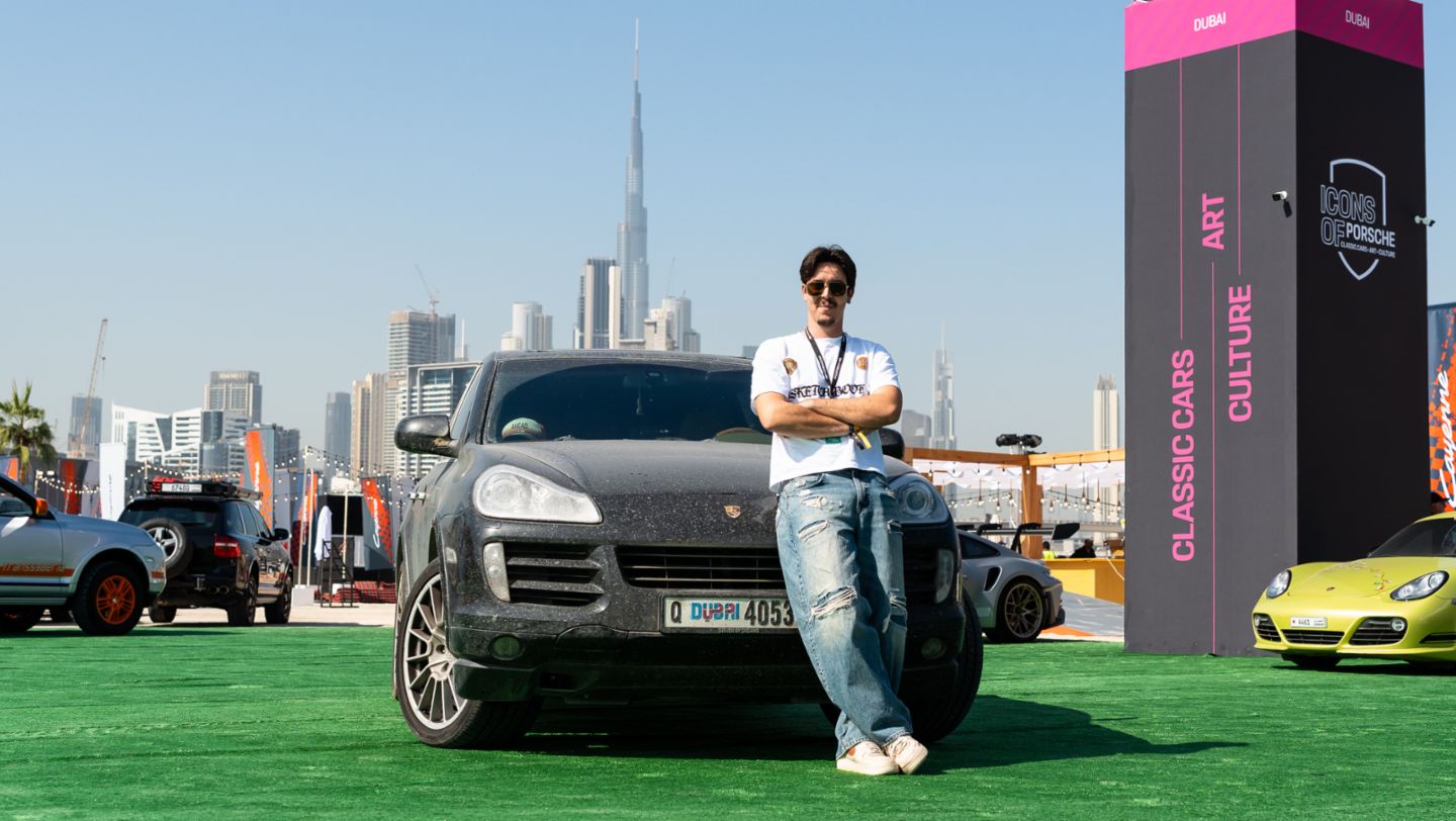 Mateo Moussaoui, Cayenne model, 2025, Porsche AG