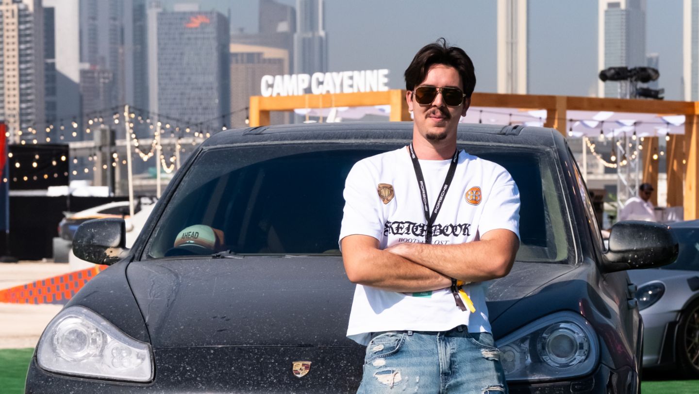 Cayenne V6, Mateo Moussaoui, Icons of Porsche, Dubai, 2025, Porsche Middle East